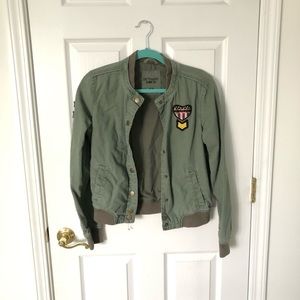 Army green jacket